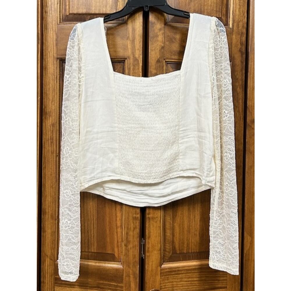 Wild Fable Large Long Sleeved Crop Top - Picture 2 of 4